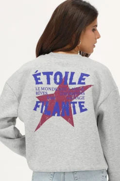 My Jewellery Sweat Gris "Etoile Filante" Hot