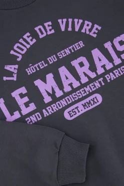 My Jewellery Sweat La Joie De Vivre Gris foncé Outlet