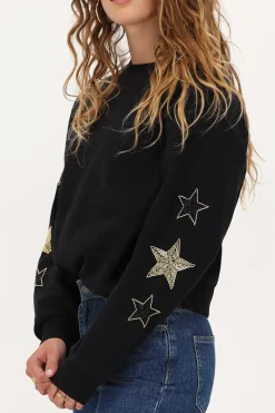 My Jewellery Sweat Noir Avec étoiles Dorées Sale