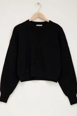 My Jewellery Sweat Côtelé Noir Sale