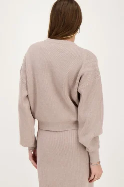 My Jewellery Sweat Côtelé Taupe Hot
