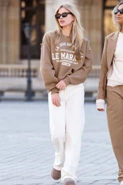 My Jewellery Sweat Taupe "La Joie De Vivre" Fashion