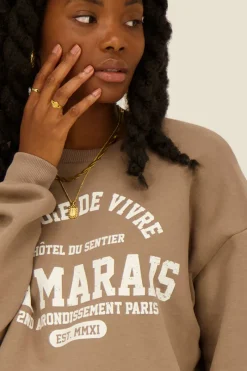 My Jewellery Sweat Taupe 