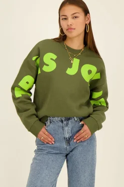 My Jewellery Sweat Vert Très Jolie Vert citron/Vert Sale