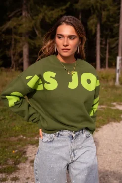 My Jewellery Sweat Vert Très Jolie Vert citron/Vert Sale