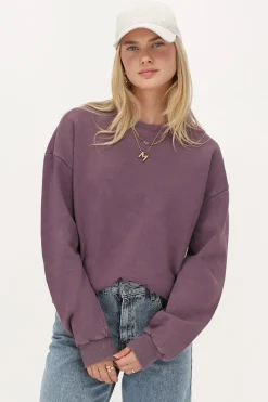 My Jewellery Sweat Violet "C'est La Vie" Violet/Violet foncé Sale