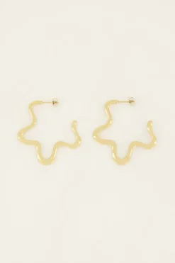 My Jewellery Swirl Boucles D’oreilles De Forme Ondulée Online