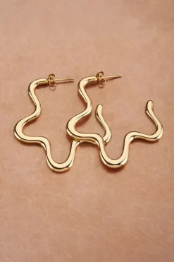 My Jewellery Swirl Boucles D’oreilles De Forme Ondulée Online