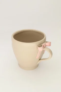 My Jewellery Tasse Beige Avec Noeud New
