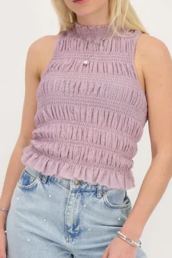 My Jewellery Top à Smocks Lilas Fashion