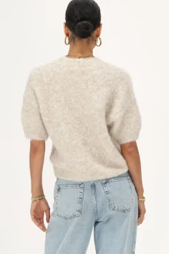 My Jewellery Top à Manches Courtes Beige Clearance