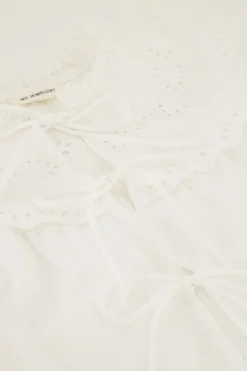 My Jewellery Top Avec Nœuds Et Broderies Blanc Online
