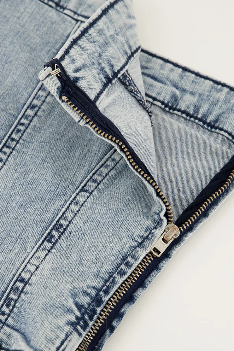 My Jewellery Top Corset Bleu Denim Fashion