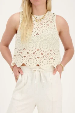 My Jewellery Top En Crochet Beige Best