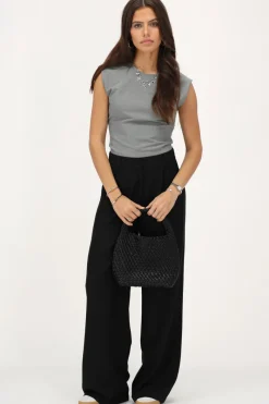 My Jewellery Top Gris Avec Noeud Best