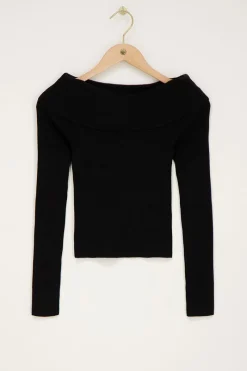My Jewellery Top Texturé Noir Discount