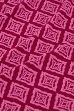 My Jewellery Top à Col Roulé Et Imprimé Ikat Rose Hot