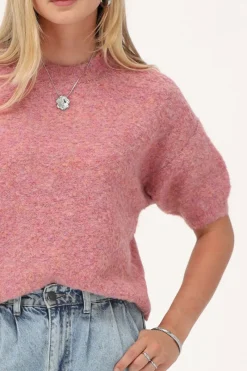 My Jewellery Top à Manches Courtes Rose Best