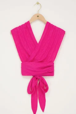 My Jewellery Top Rose En Lurex Rose/Fuchsia Sale