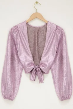 My Jewellery Top Rose Métallique Avec Noeud Fashion