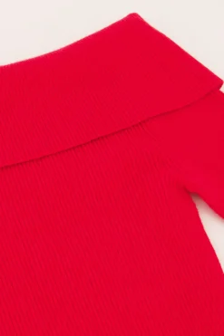 My Jewellery Top Texturé Rouge Sale