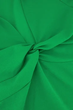 My Jewellery Top Vert Avec Col Et Détail Nœud Sale