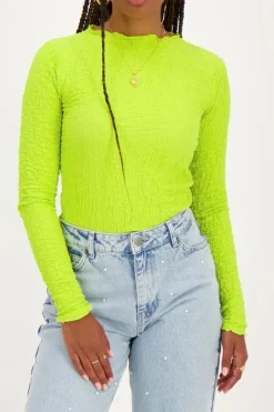 My Jewellery Top Vert Néon Vert citron Discount