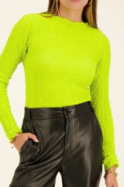 My Jewellery Top Vert Néon Vert citron Discount