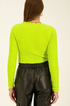 My Jewellery Top Vert Néon Vert citron Discount