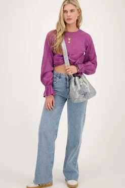 My Jewellery Top Violet Avec Bande Et Boutons Online