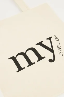 My Jewellery Tote Bag Beige Outlet