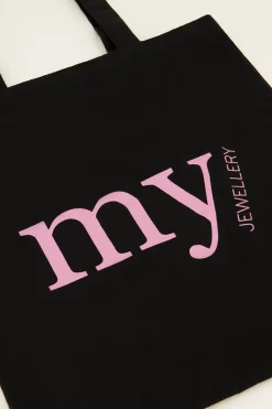 My Jewellery Tote Bag Noir Discount