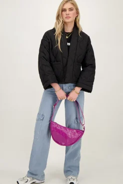My Jewellery Veste Kimono e Matelassée Noir Outlet