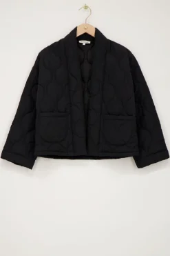 My Jewellery Veste Kimono e Matelassée Noir Outlet