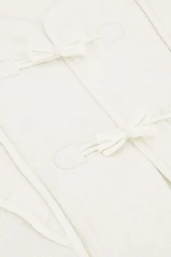 My Jewellery Veste Sans Manches he Avec Nœuds Et Volants Blanc Sale