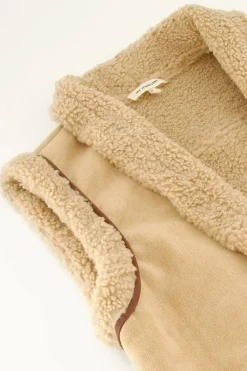 My Jewellery Veste Sans Manches Réversible En Teddy Beige Online