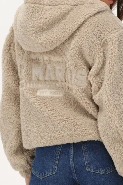 My Jewellery Veste Teddy Beige Avec Capuche Discount